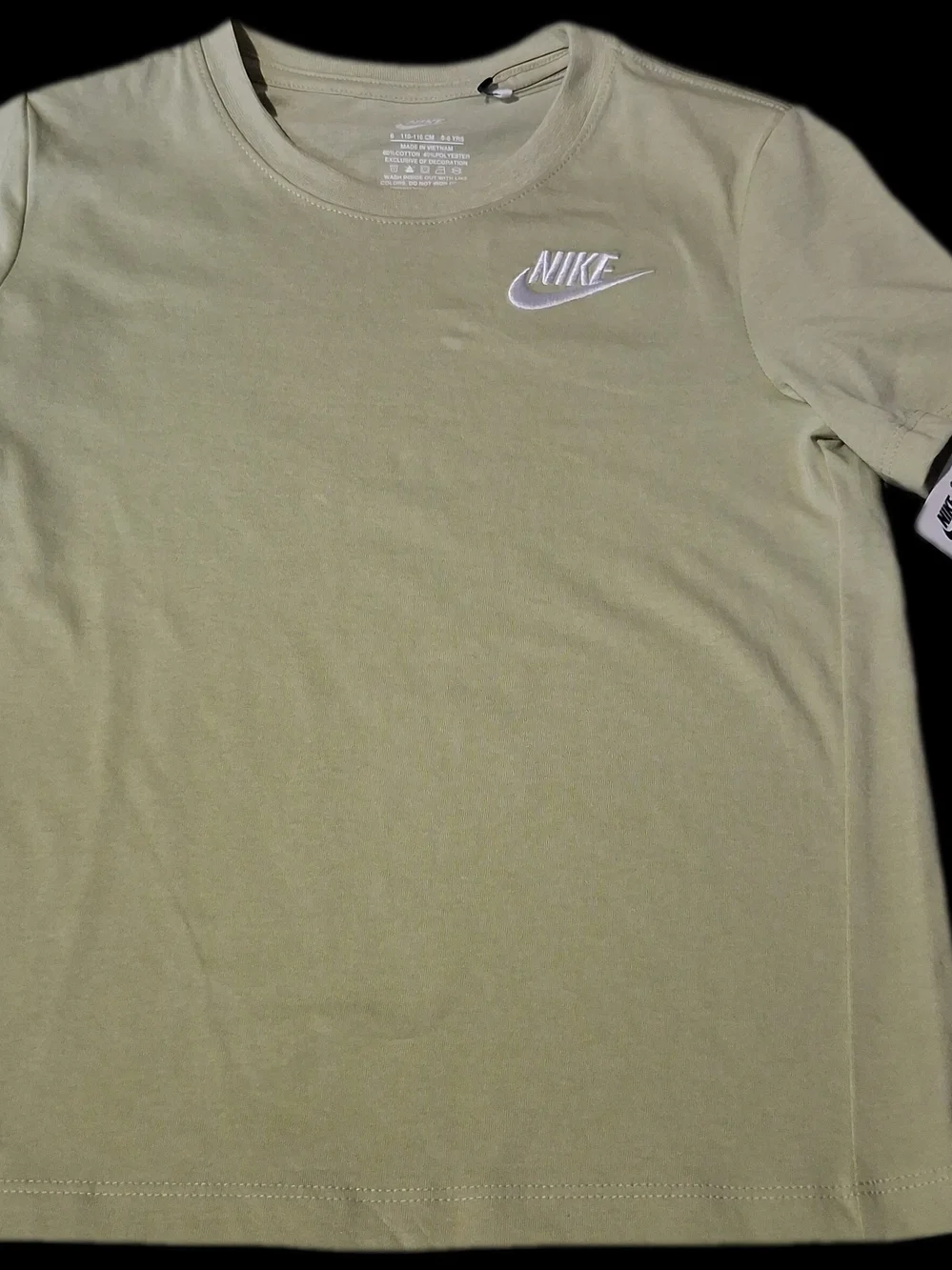 Nike Light Olive Green Youth Tee & Shorts Set - Picture 2 of 3